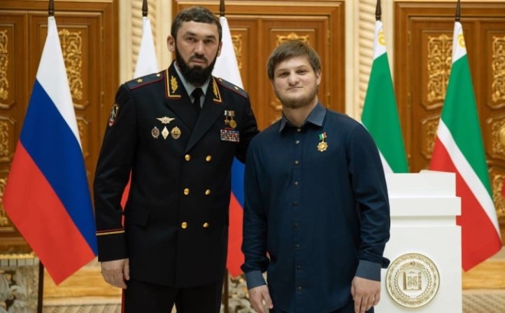  Магомед Даудов и Ахмат Кадыров (Фото: MDaudov_95 / Telegram)