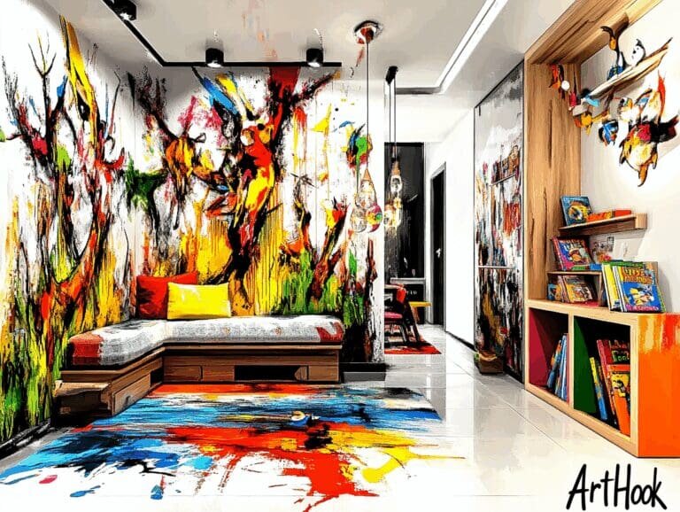    Рисунок в детскую комнату: как создать волшебный мир для вашего ребенка и развить его воображение Art-Hook.Ru