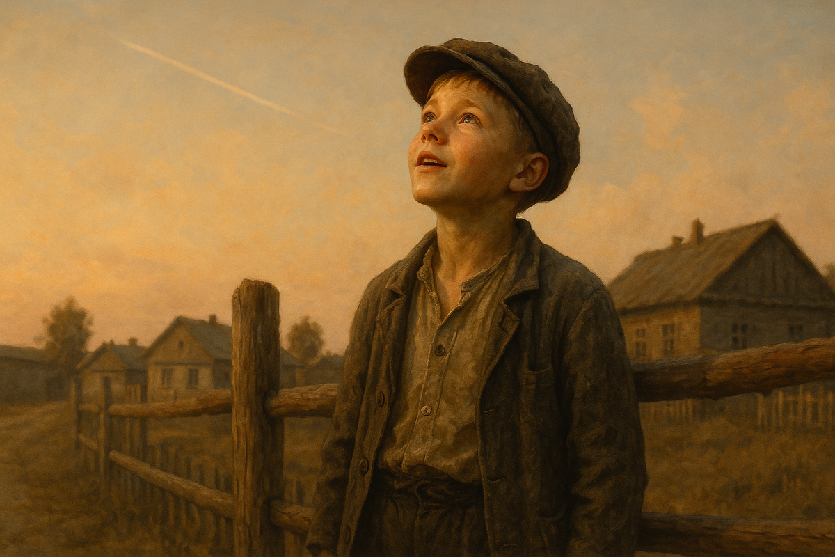 Мальчик из Камышина, ещё не лётчик — но уже с мечтой