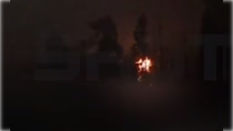 Уничтожение одного из летящих на Москву БПЛА / Фото: t.me/shot_shot