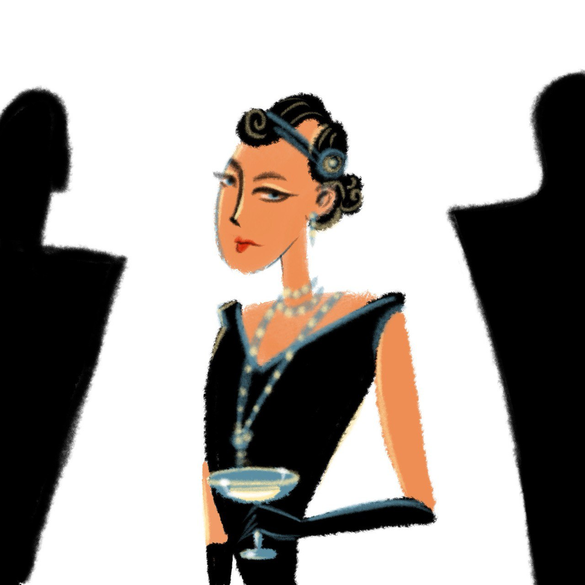 Тут я нарисовала Бренду Ласт, которая обречена на одиночество, так как не готова в семье быть собой.