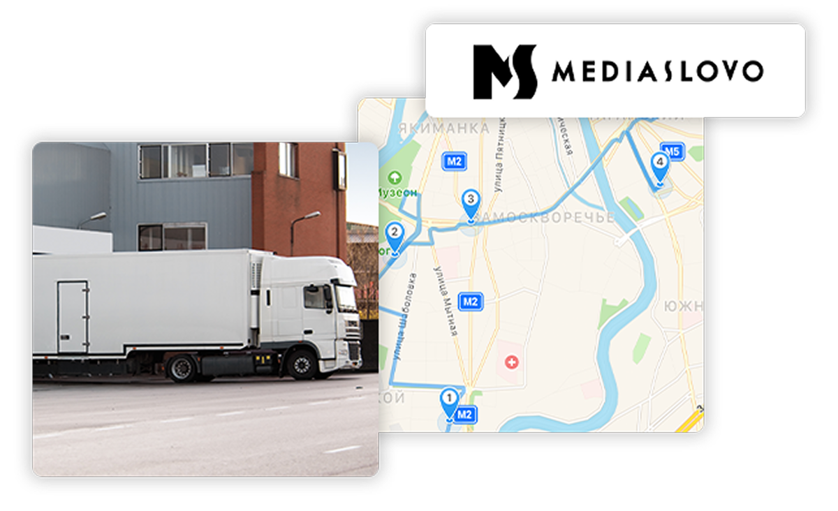 Наш клиент MEDIASLOVO поставляет звук, свет и декорации на съемочные площадки, использует гримвагены и костюмвагены