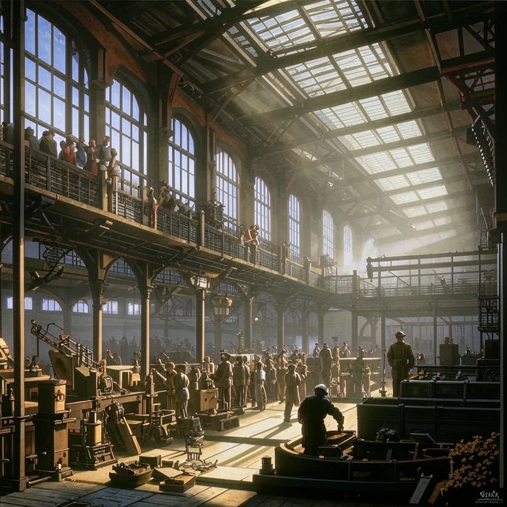  Разделения труда на производстве, ведущего к повышению производительности.