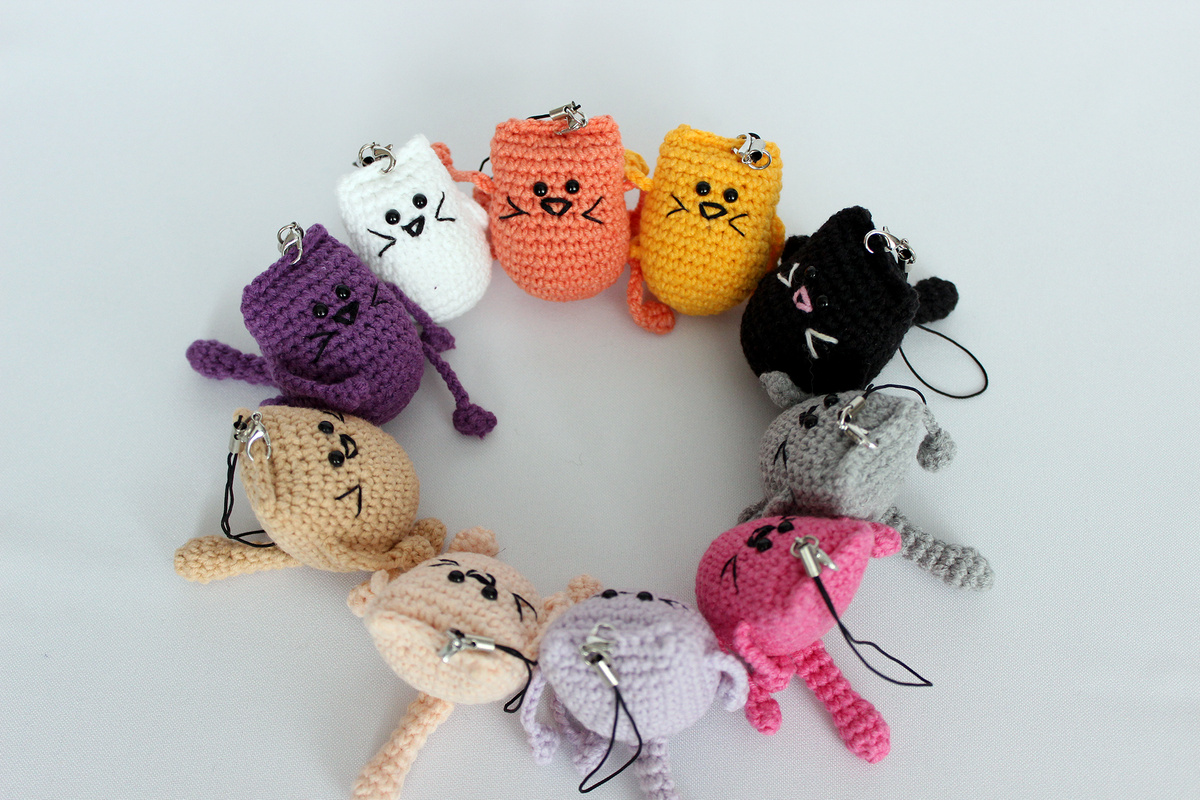 Кот амигуруми