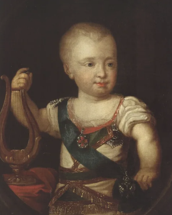 Александр Первый во младенчестве