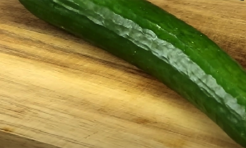 Очень вкусная закуска из свежих огурцов 