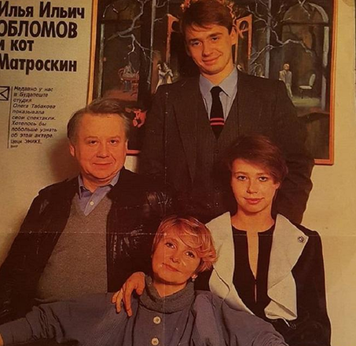 Первая семья Олега Табакова./Фото: Яндекс.Картинки
