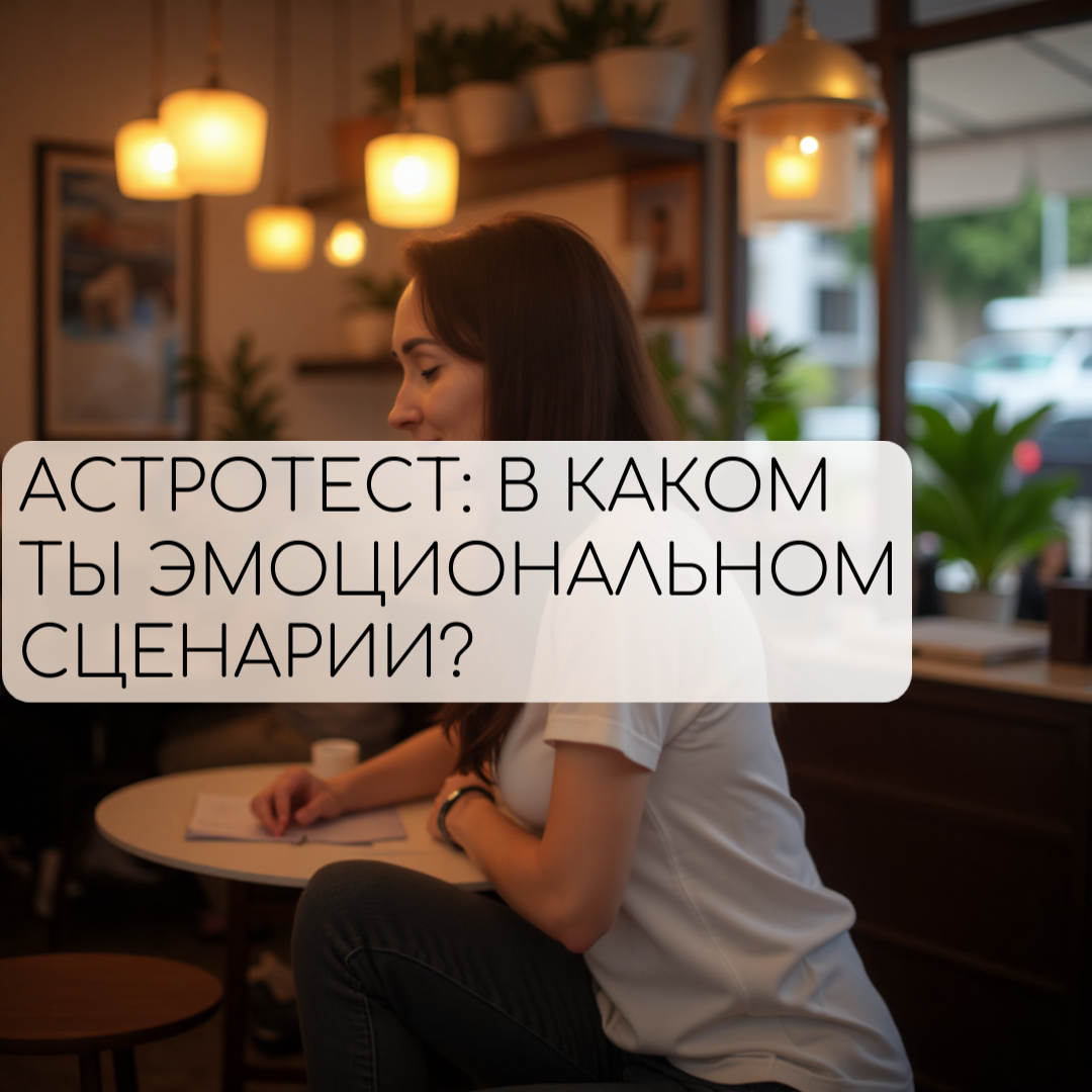 Ты — не «слишком чувствительная». Просто ты в сценарии. Пройди мягкий тест из 5 вопросов, узнай, что именно управляет твоими эмоциями — и посмотри на себя по-другому. Психоастрология здесь не про «верю — не верю», а про ключ к глубинному пониманию.
