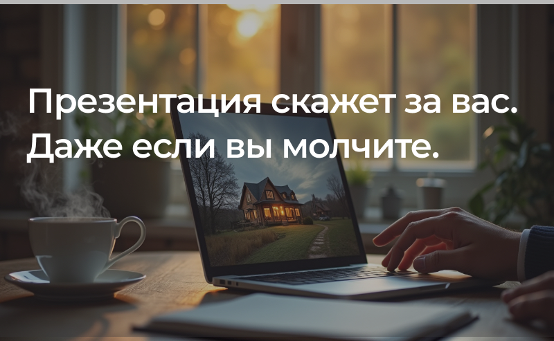 Сколько стоит презентация недвижимости — и стоит ли на ней экономить?
Разбираем 3 сценария: DIY, фриланс и Slide Estate.
Показываем, как подача влияет на доверие, продажи и ваше позиционирование.
И объясняем, почему экономия на презентации часто обходится дороже, чем кажется.