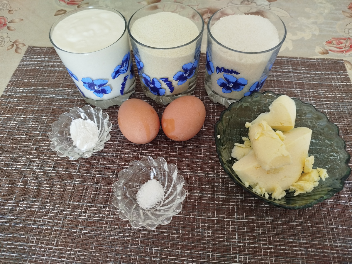 Ингредиенты для манника