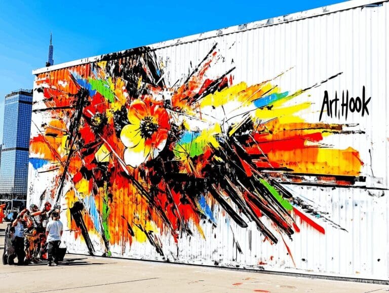   Граффити на профнастиле: как превратить серый забор в яркое произведение искусства и вдохнуть жизнь в пространство Art-Hook.Ru