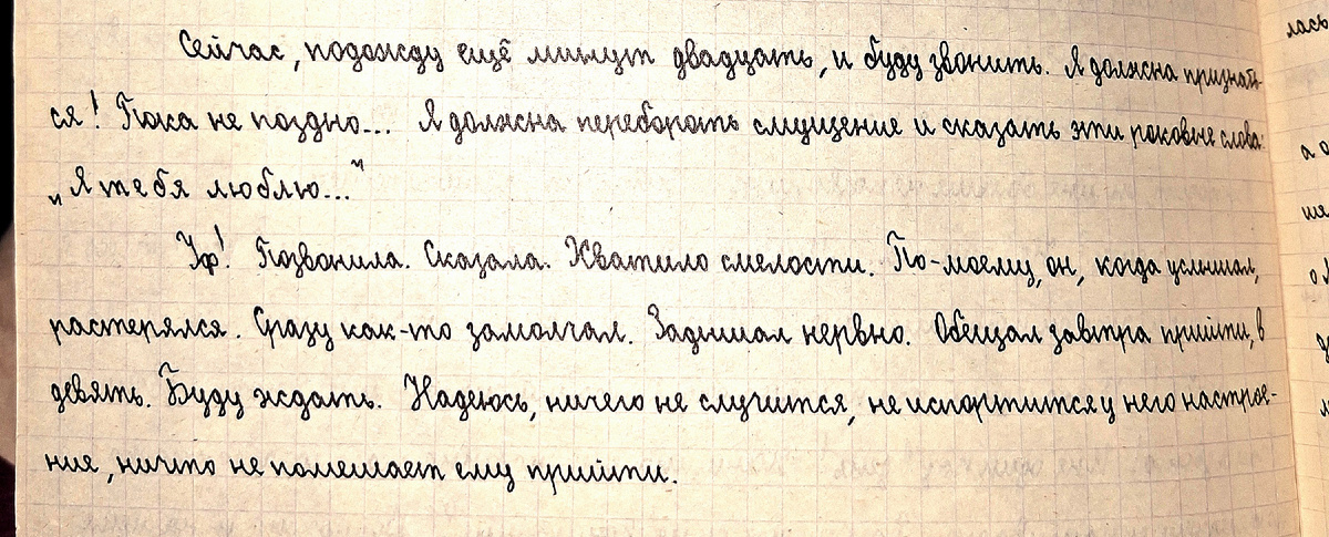 Из личного дневника автора. 