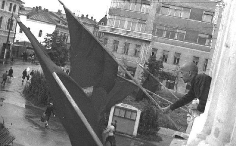 г. Горький. Здание Драмтеатра, 1945 год