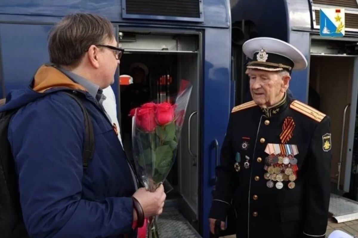    Севастопольский ветеран ВОВ прибыл в Москву на Парад Победы