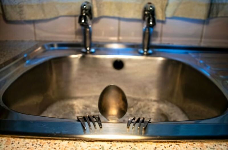 Грязная посуда 