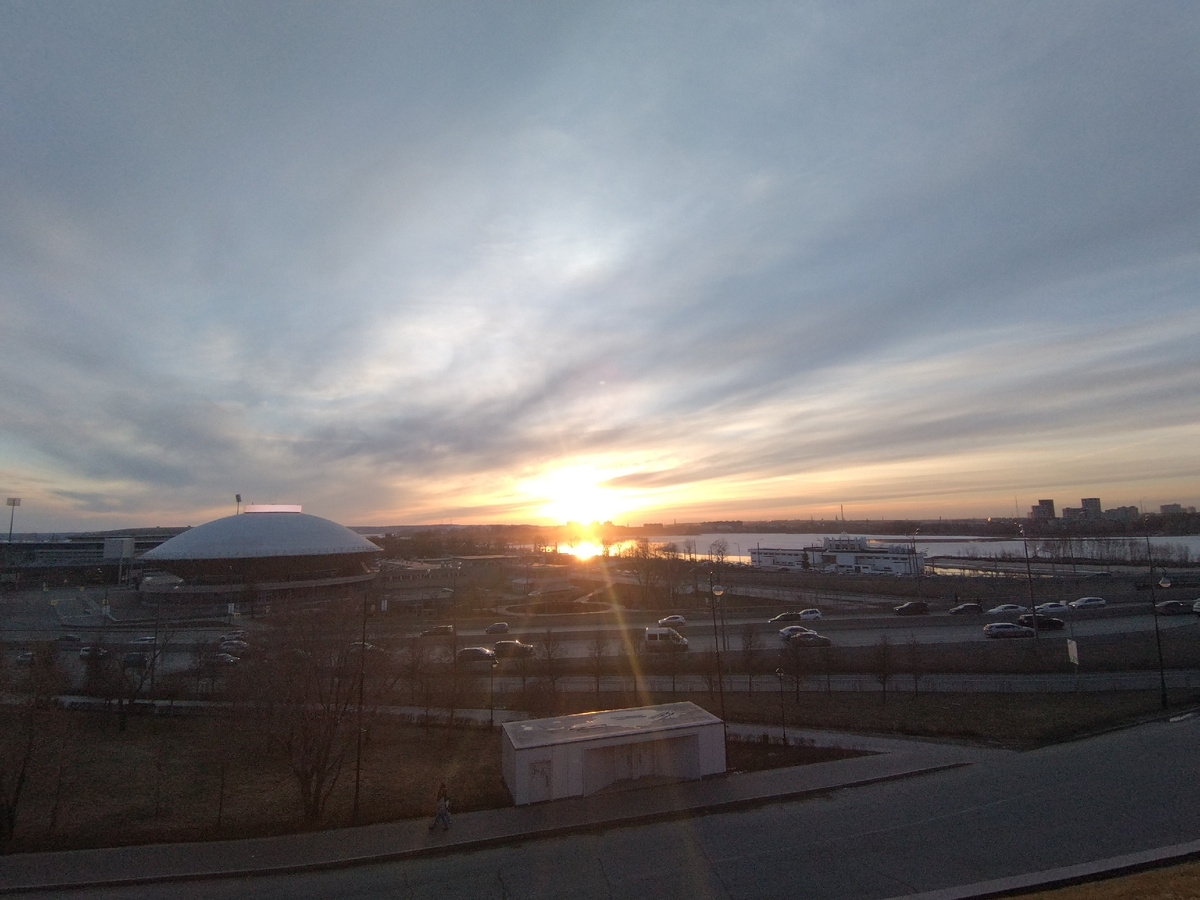 Закат в Казани