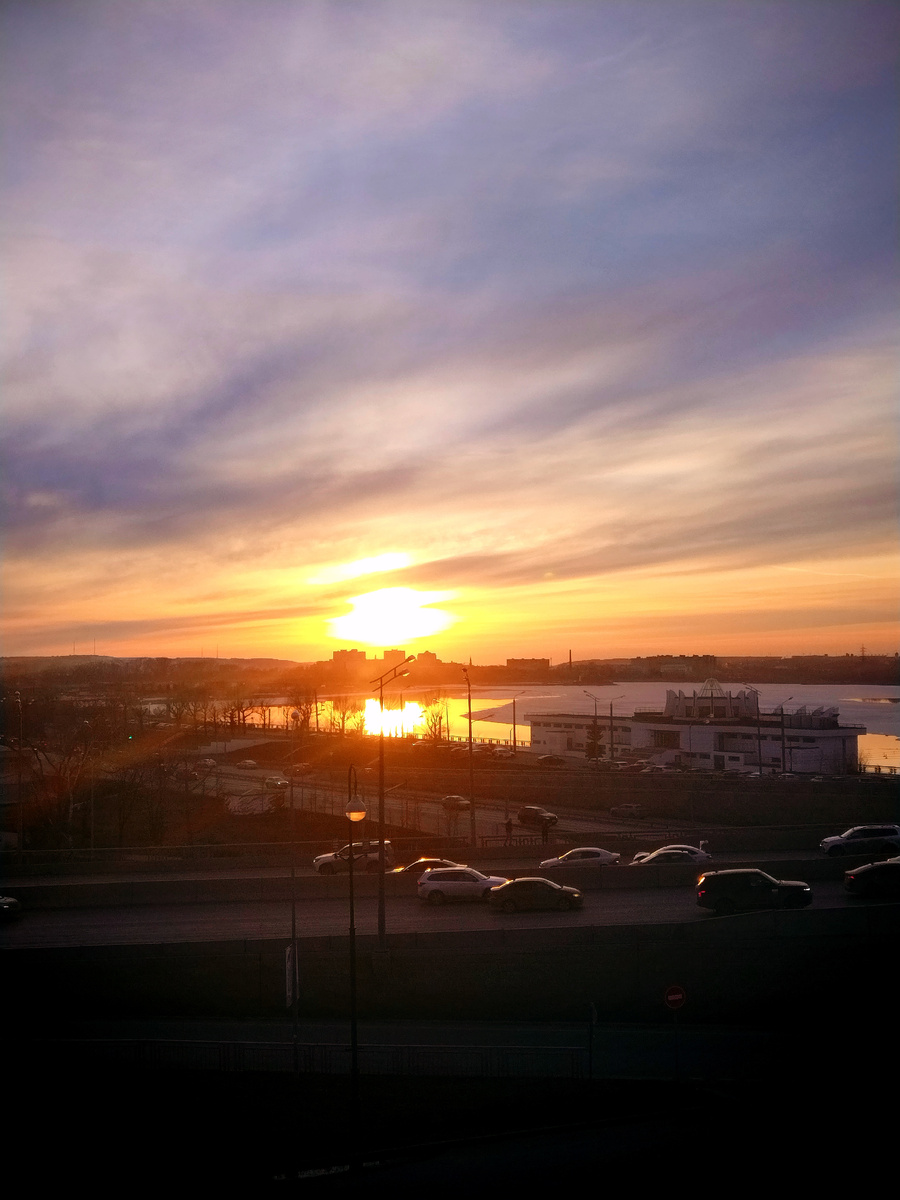 Закат в Казани