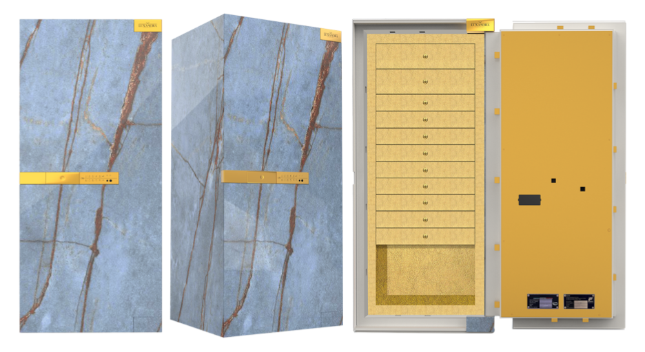 Вариант интерьера Brixia 6 серии Veneziana с ювелирными ящиками – Luxanora.com 