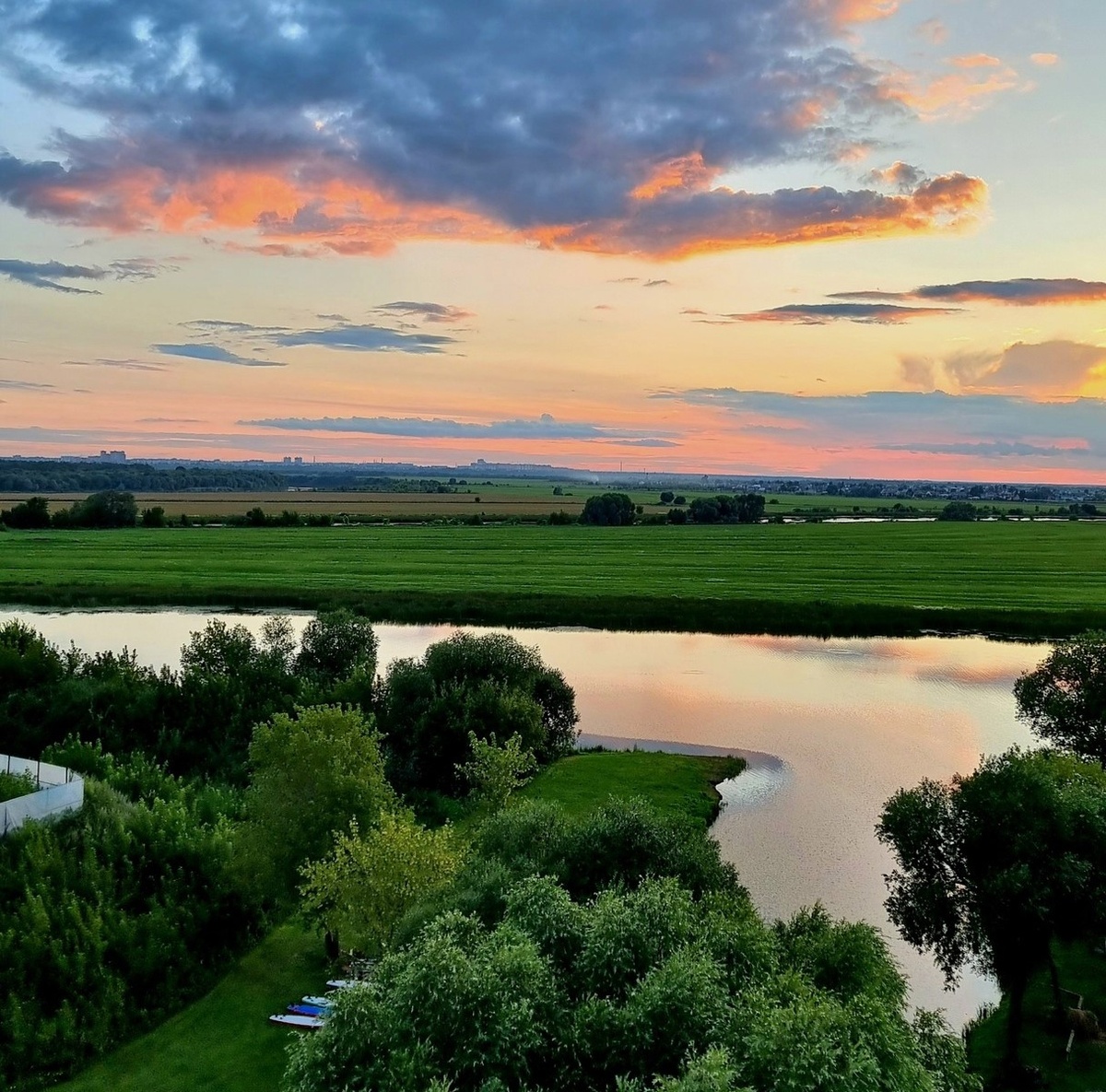 Вид с маяка Рыбацкой деревни