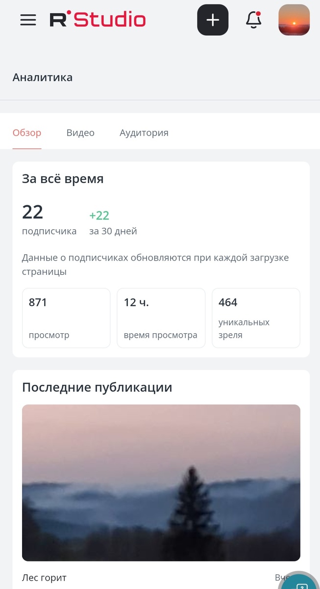 Аналитика на сегодня. Скриншот автора 