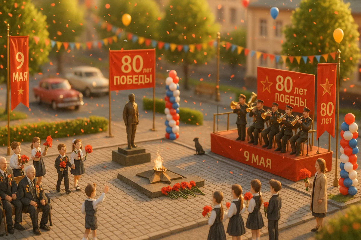 Актуальная диорама в честь Дня Победы! 80 Лет.