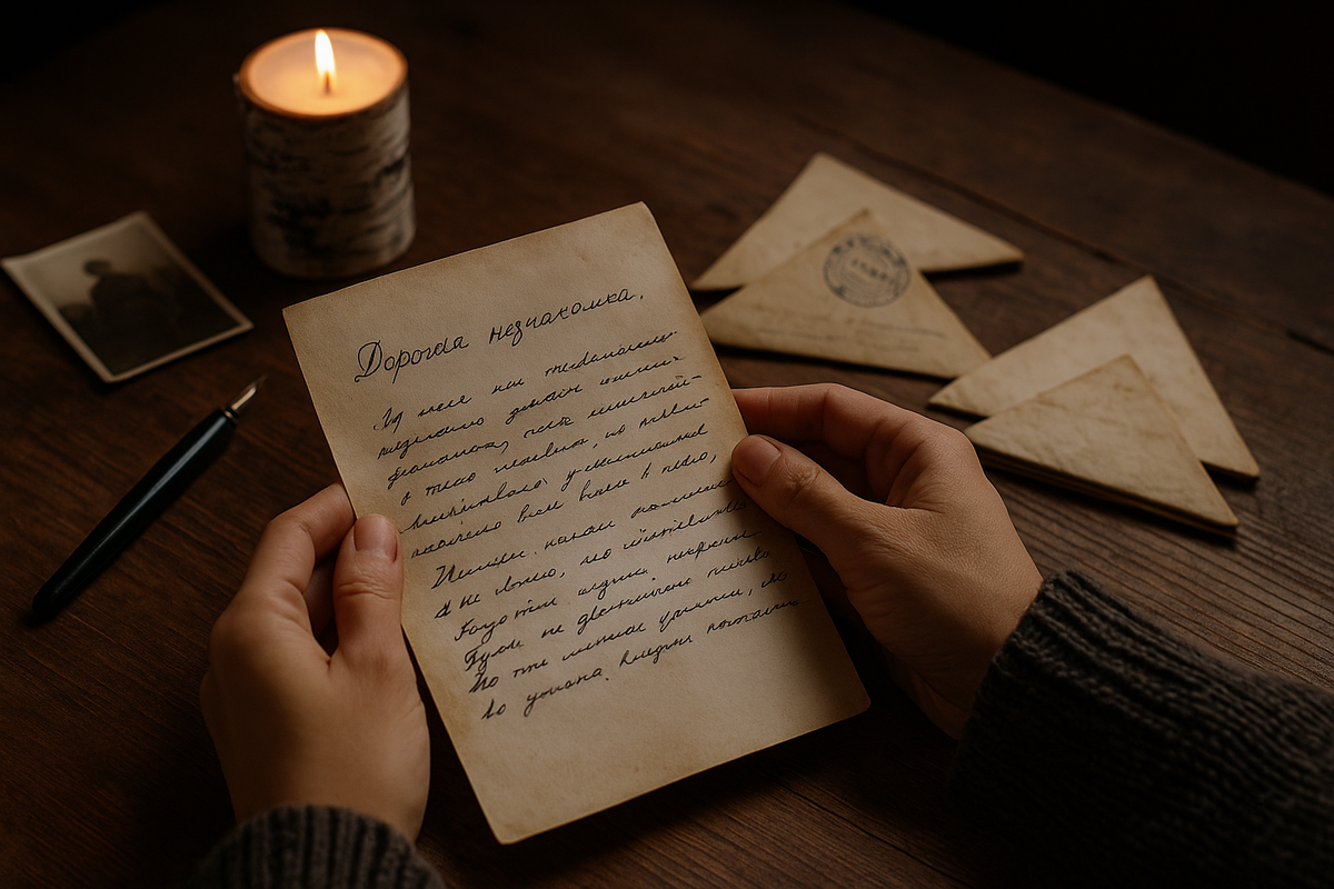 Письма были тонкие, сложенные вчетверо.