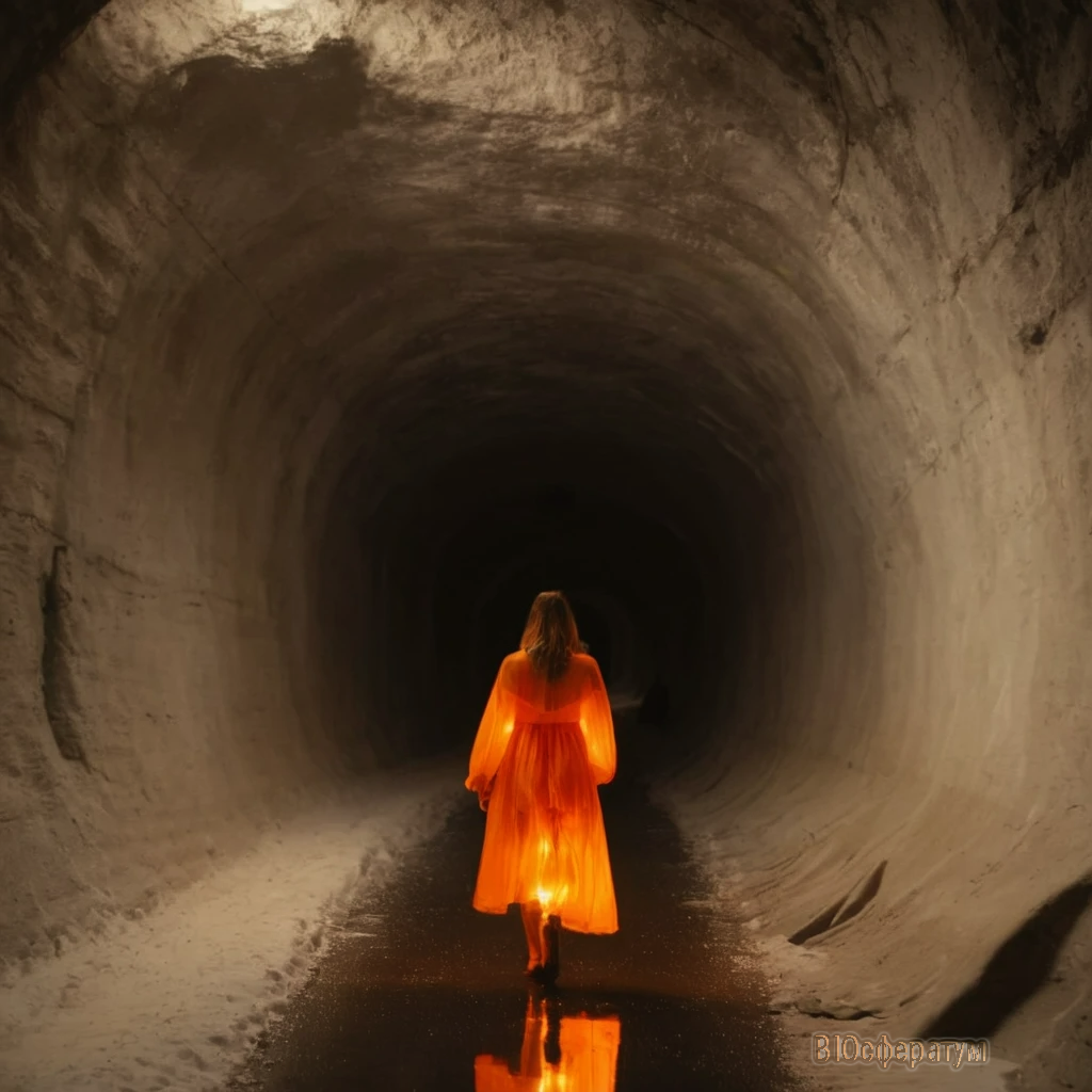 В туннеле видели чьи-то фигуры.