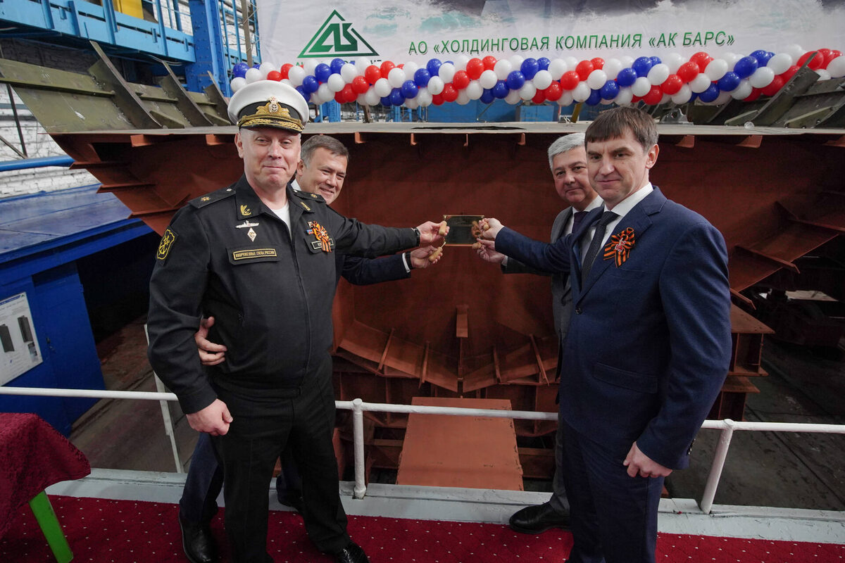 В Зеленодольске заложили корпуса двух новых катеров для ВМФ РоссииФото: © Владимир Васильев / «Татар-информ»