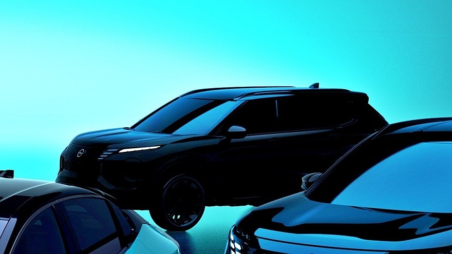    Тизер, на котором предположительно изображён грядущий Nissan Rogue PHEV
