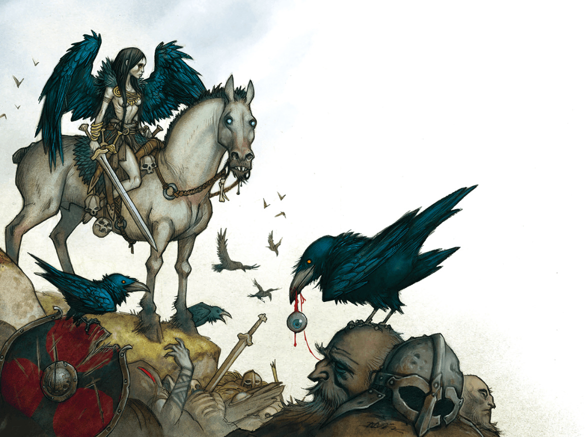 Иллюстрация из книги «Северные боги» Юхана Эгеркранса