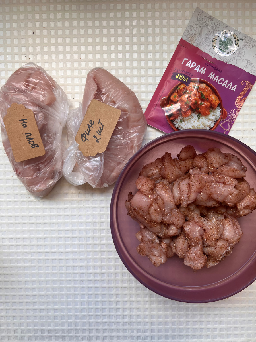 Часть заготовок из курицы 