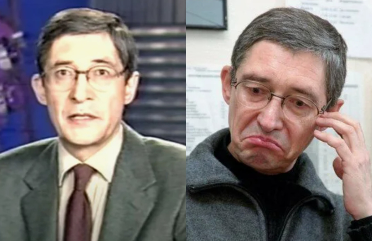 на фото Михаил Осокин раньше и сейчас