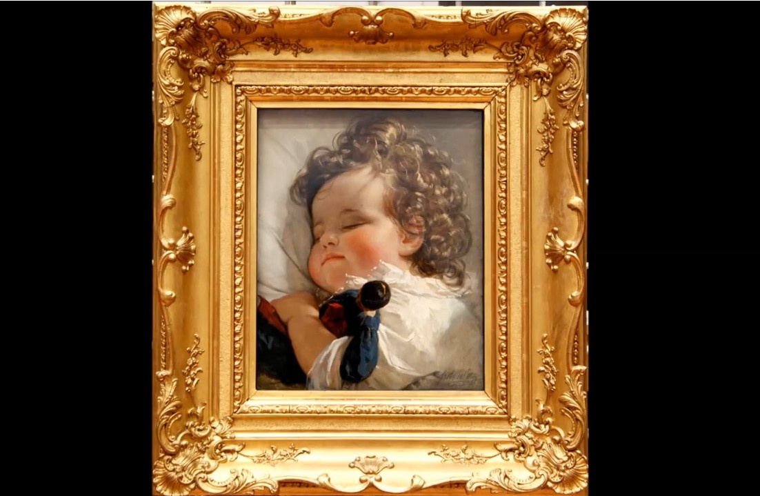«Принцесса Мари Франциска фон Лихтенштейн в возрасте двух лет», 1836. Художник Фридрих фон Амерлинг