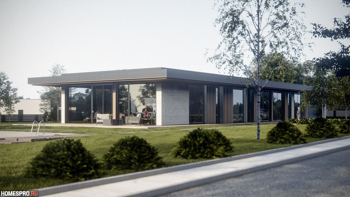 Современный загородный дом