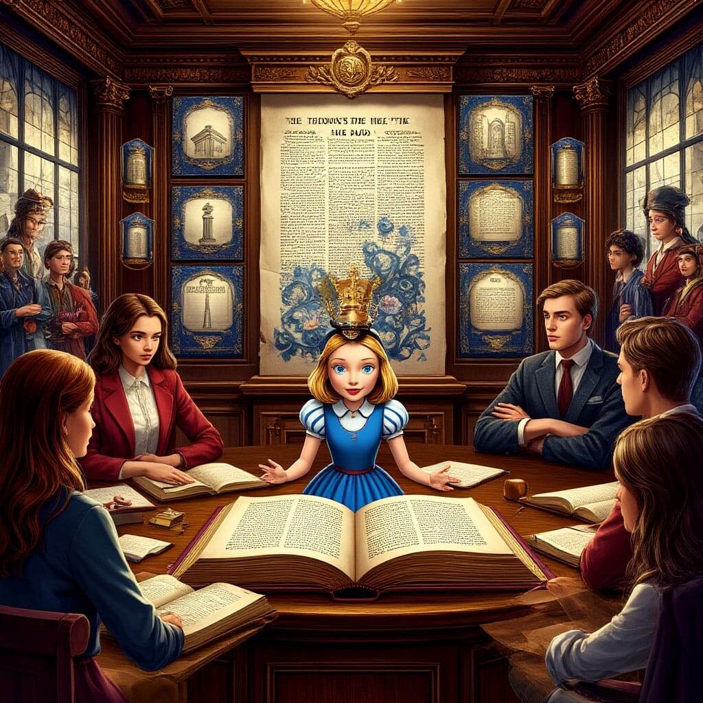 Так Алиса себя изобразила