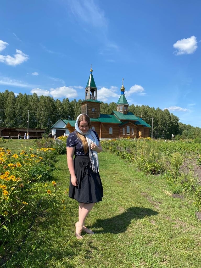 Фото из личного архива. Храм Иоана Предтечи. Сорочий Лог. Алтайский край.