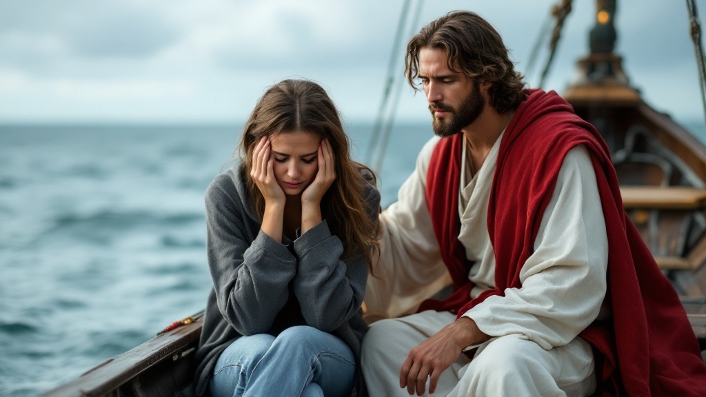    Онлайн Церковь Сочешков Ковылкин Иногда кажется, что жизнь — это шторм. Волны проблем накрывают одна за другой, и хочется просто сдаться... Вспомни историю учеников в лодке (Марка 4:35-41). Начал