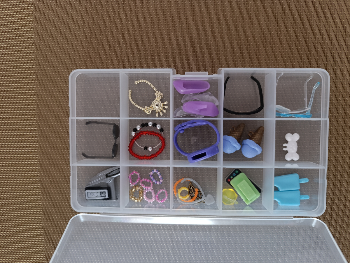 Для мелочи такие коробочки с ячейками я думаю идеально👍