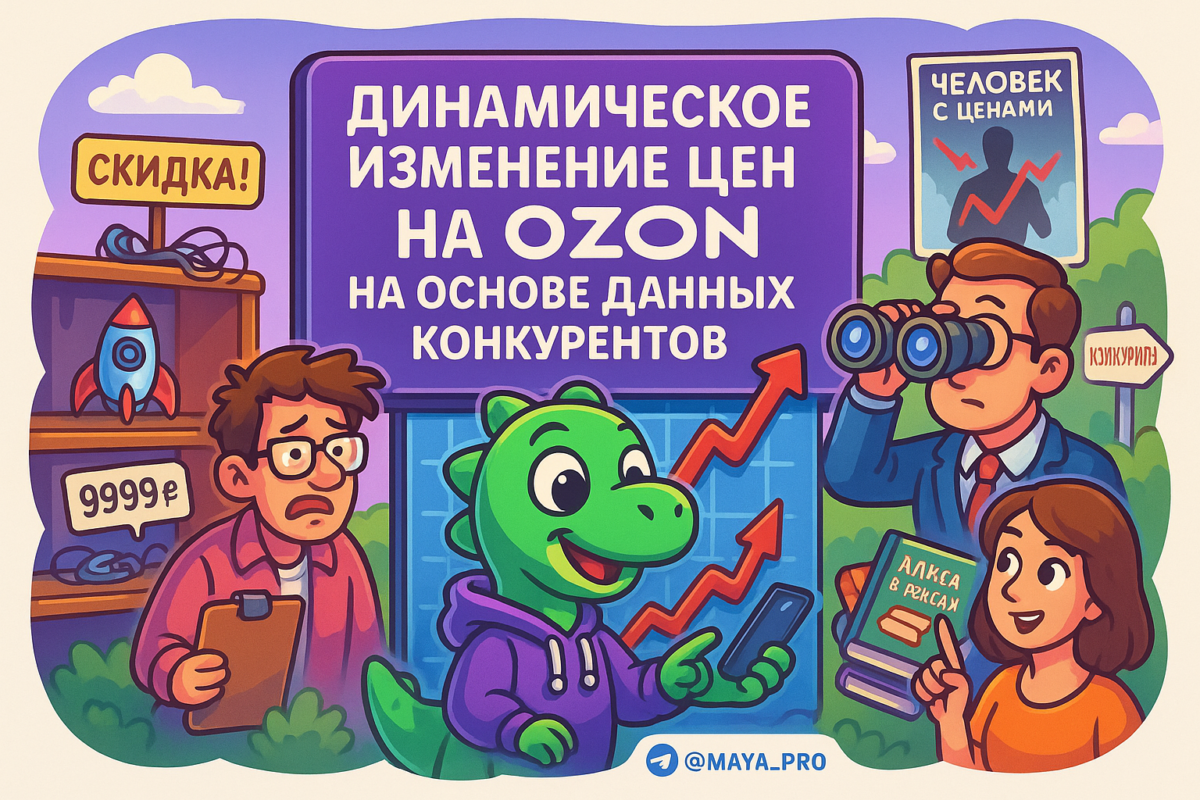    Динамическое ценообразование на Ozon: как автоматизация с Make.com изменит вашу игру в e-commerce Артур Хорошев