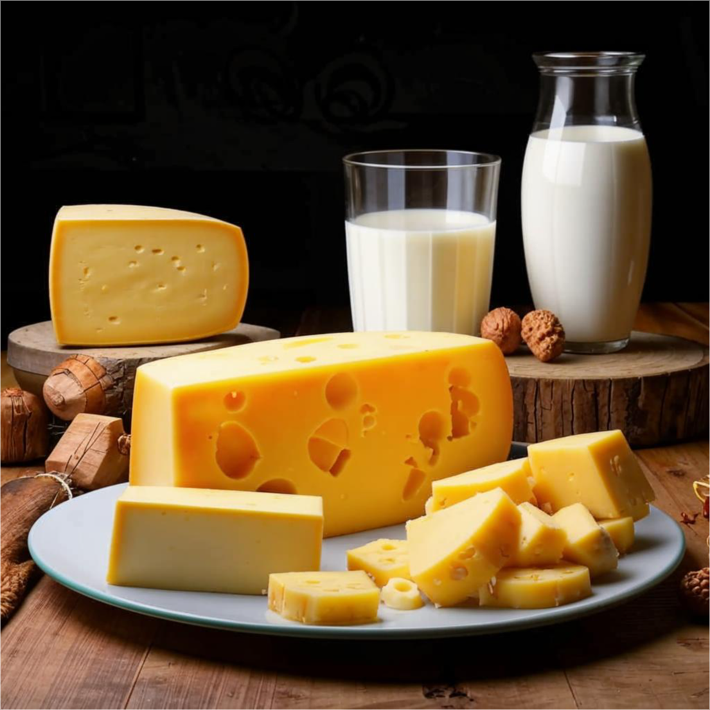 Молочные продукты - важный источник кальция.