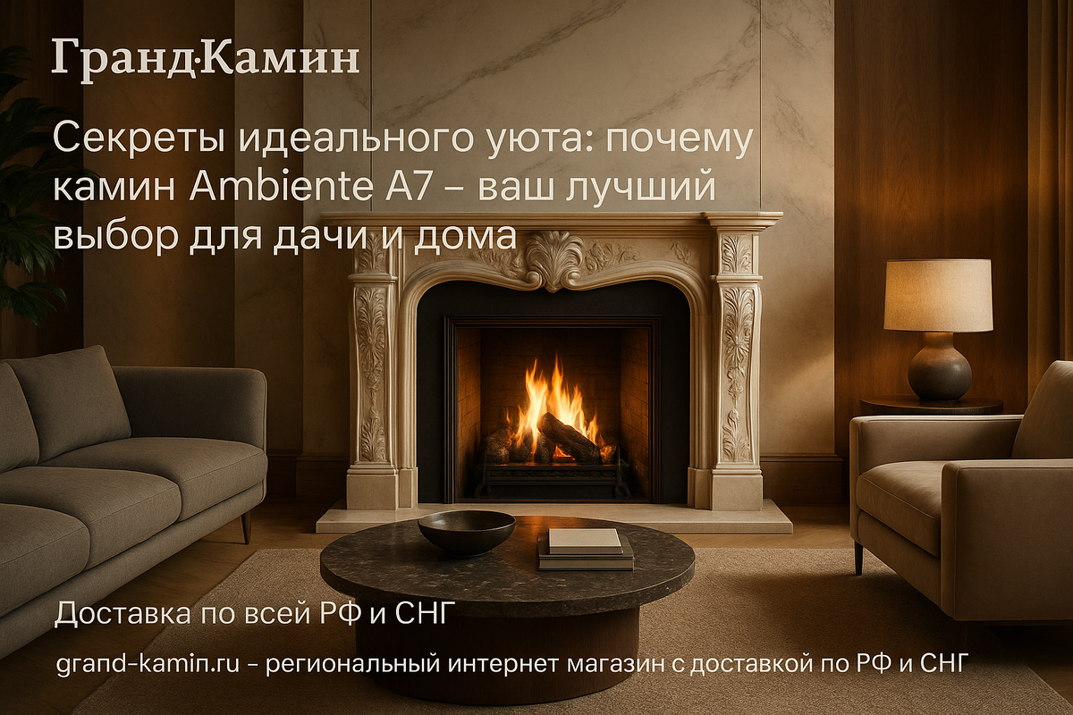    Секреты идеального уюта: почему камин Ambiente A7 - ваш лучший выбор для дачи и дома? Kamin