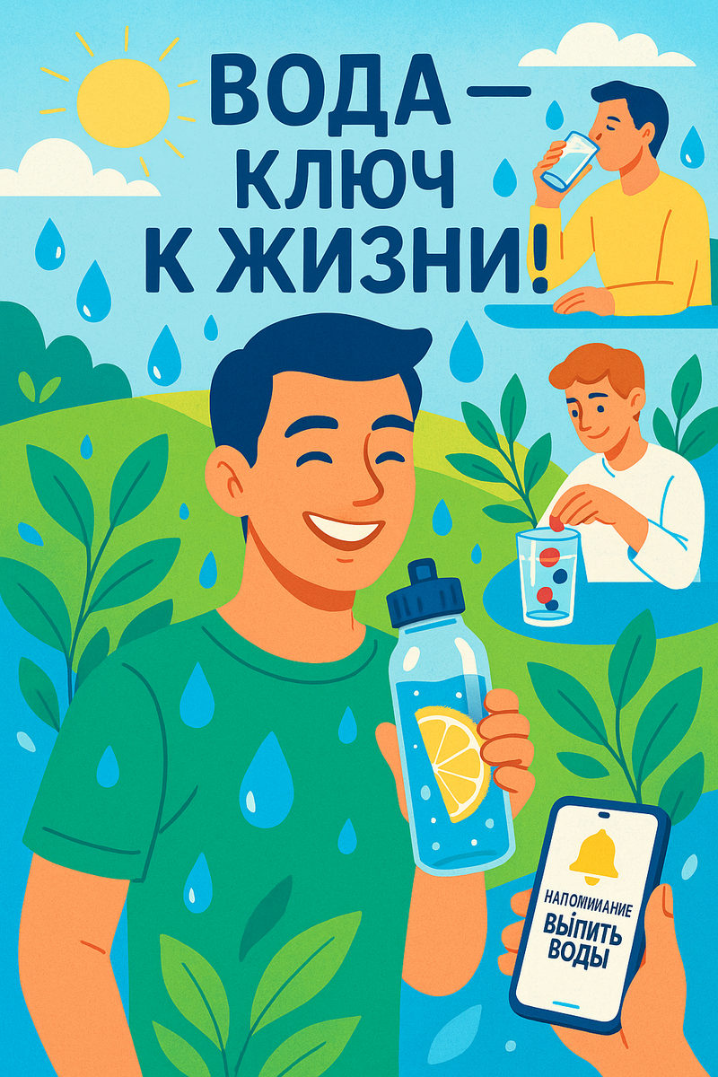 Почему мы мало пьём: Причины и пути к гидратации