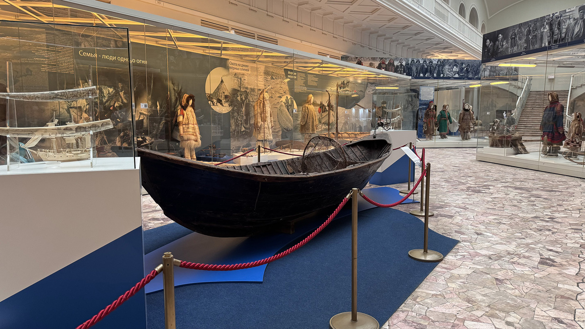 Экспозиция в Этнографическом музее в Санкт-Петербурге. 