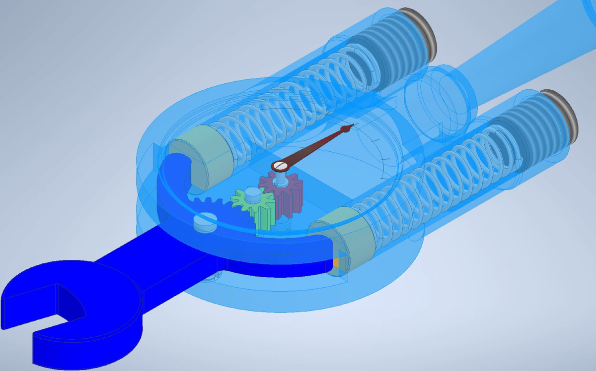 Рис 1.Первый динамометрический ключ.