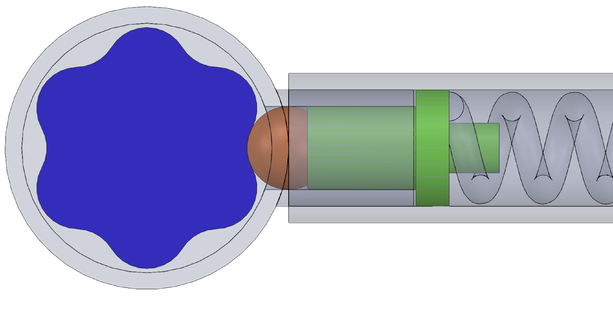 Рис 2: Пример простого динамометрического ключа.