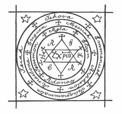Великий круг Соломона из «Гримуара папы Гонория»