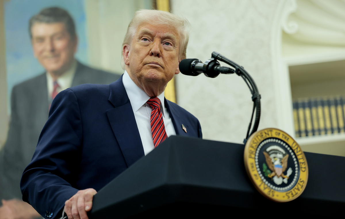    Президент США Дональд Трамп  Anna Moneymaker/Getty Images