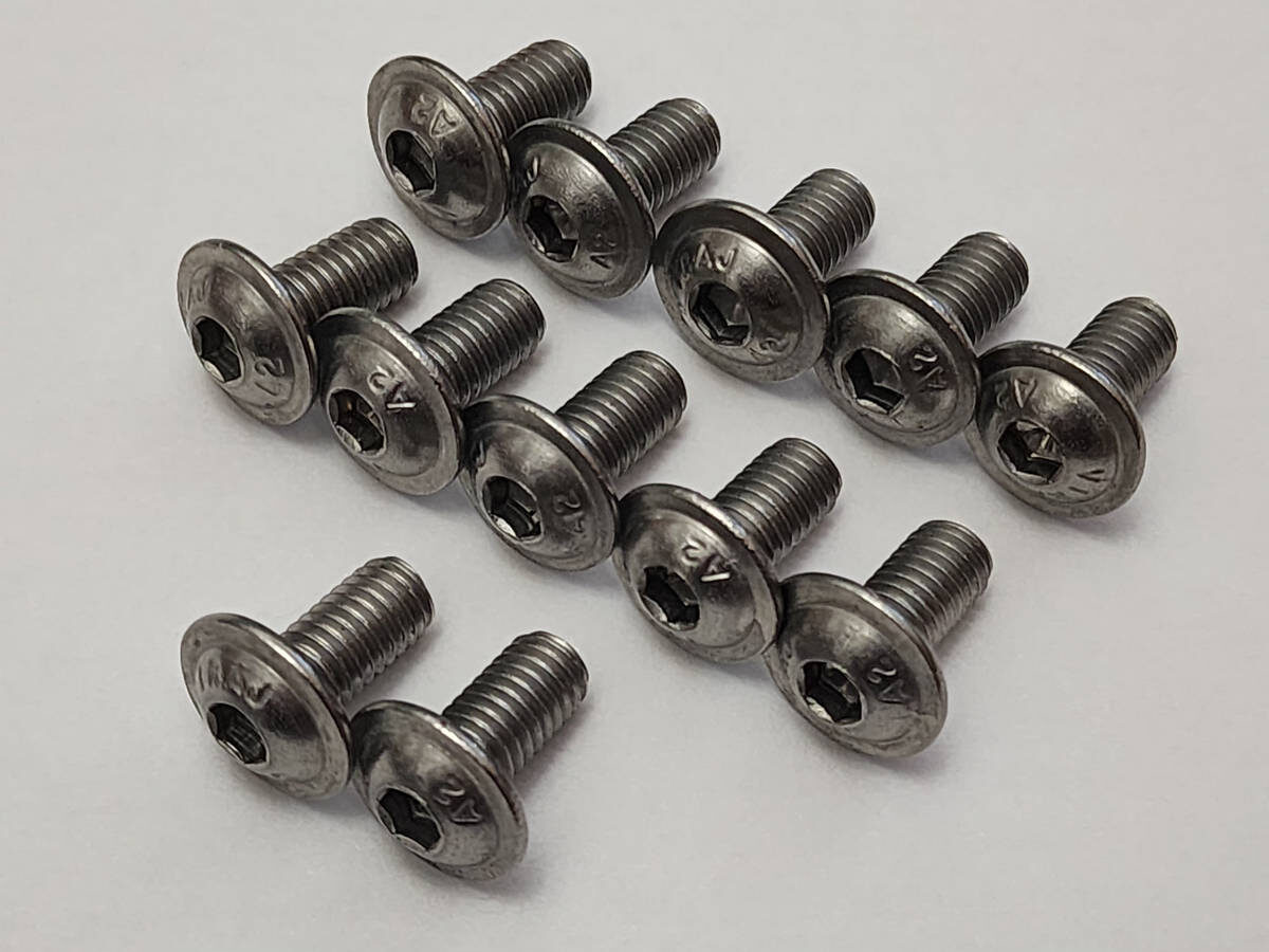 Винты ISO7380-2 М6х12 с фланцем A2