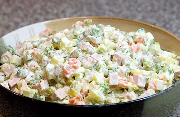 Классический рецепт "Оливье"