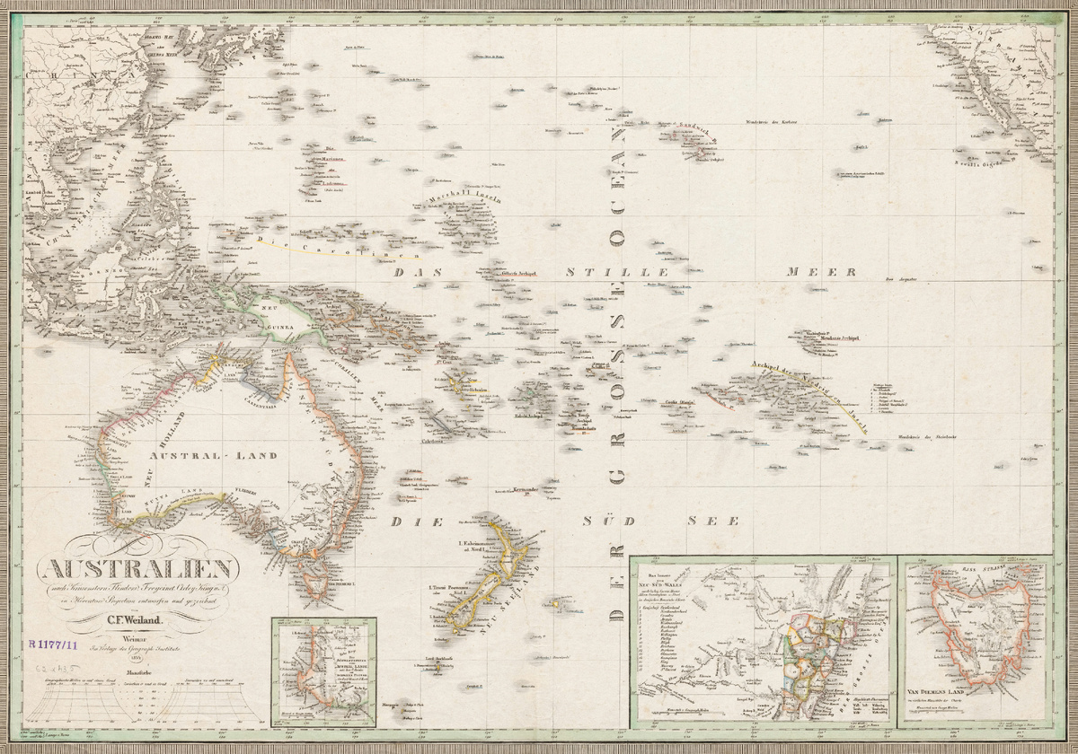 Карта 1834 года